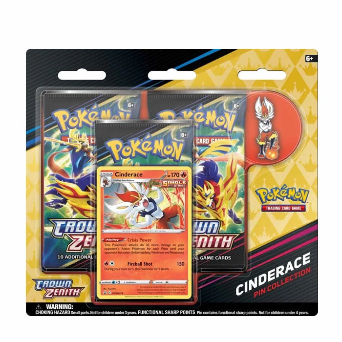 Pokémon Crown Zenith Pin Collection - Cinderace