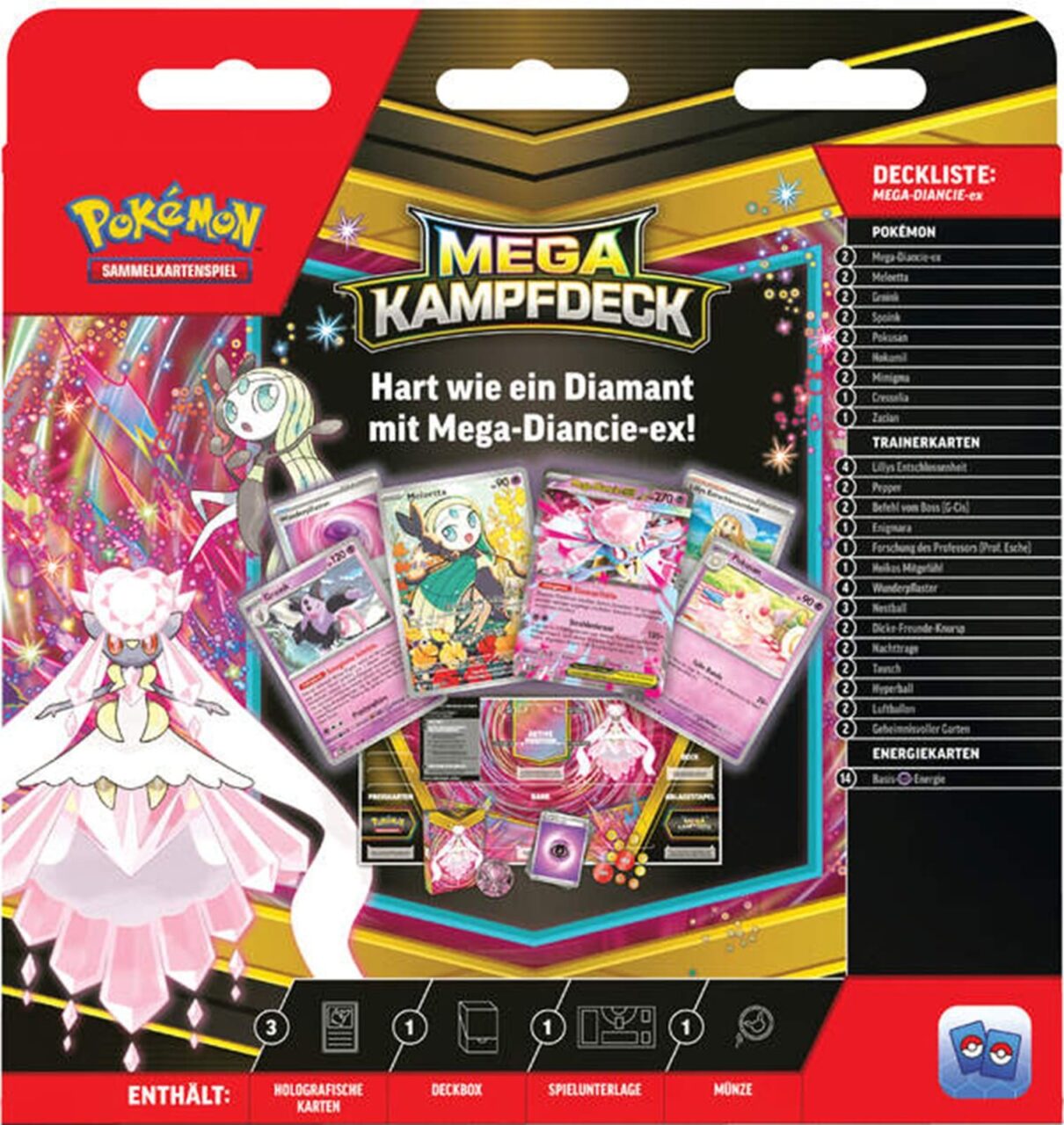 Pokèmon Mega Gengar&Mega Diancie Kampfdeck Bundle DE