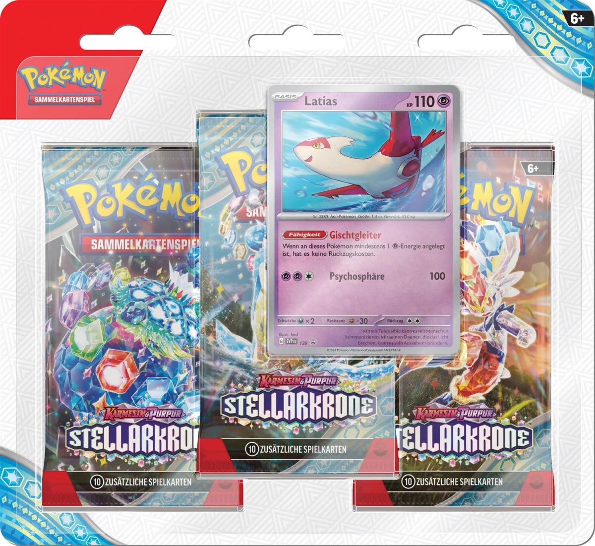 Pokèmon Stellar Krone 3er Blister Latias DE