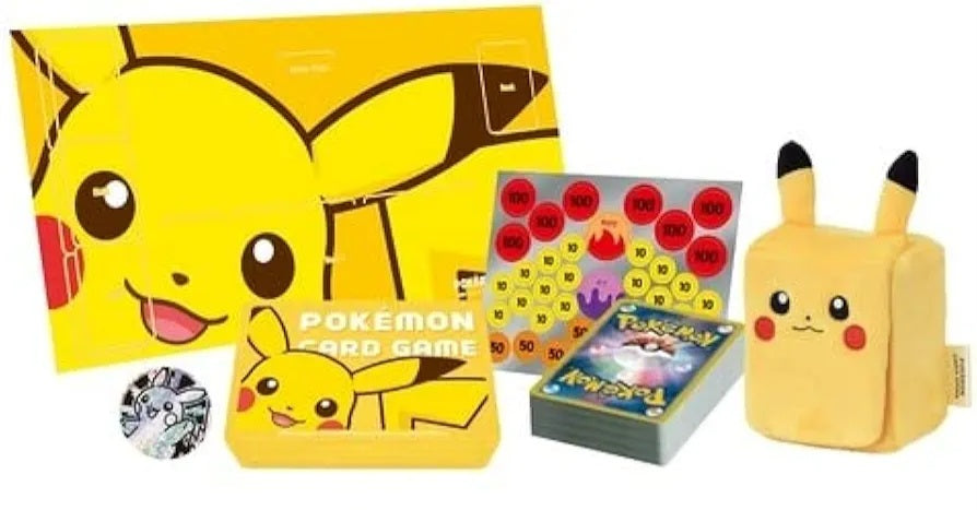 Pokèmon Pikachu Ex Starter Plüsch Deck Box Japanese