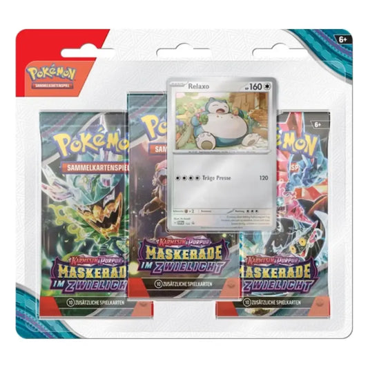 Pokémon Maskerade im Zwielicht 3er Booster Blister - Relaxo-DE