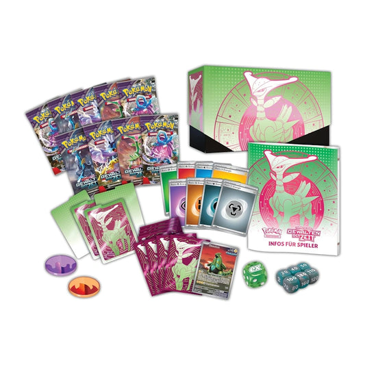 Pokémon  Gewalten der Zeit Top-Trainer-Box Eisenblatt-DE