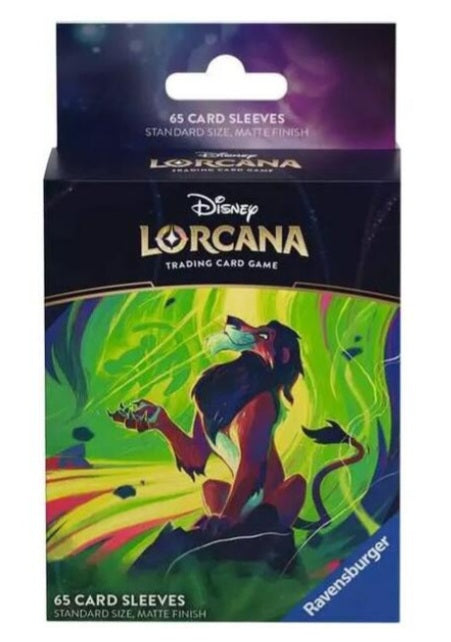 Disney Lorcana Azurblaues Meer Scar Sleeves/Kartenhüllen