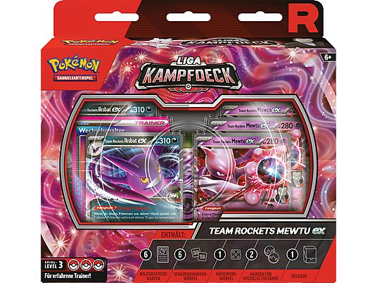 Pokemon  Liga Kampfdeck Team Rockets Mewtu EX  DE
