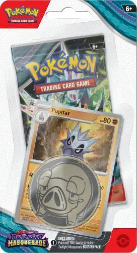Pokèmon Maskerade im Zwielicht Checklane Blister Pupitar EN