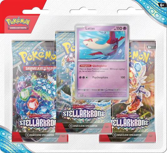 Pokèmon Stellar Krone 3er Blister Latias DE