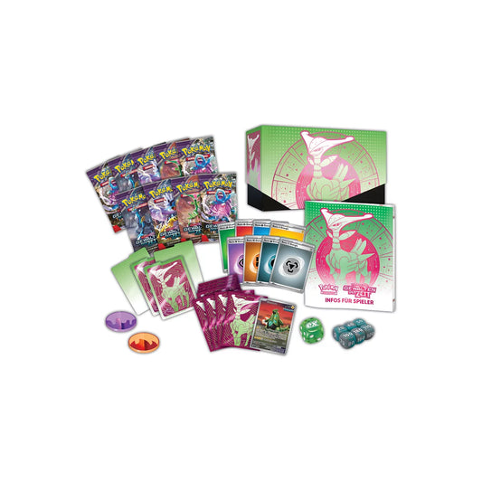 Pokèmon Gewalten der Zeit Eisenblatt Top Trainer Box DE