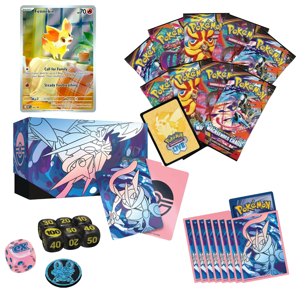 Pokèmon Wachsendes Chaos Top Trainer Box DE