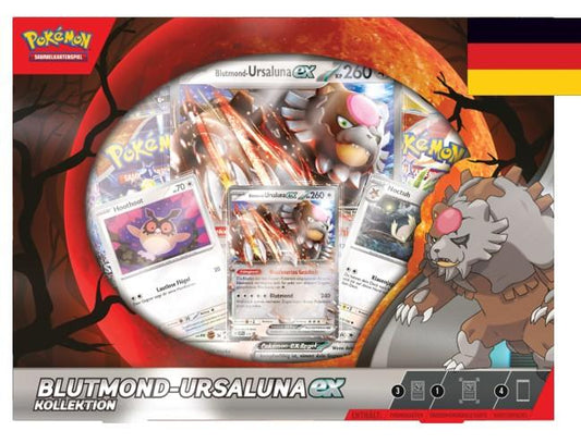 Pokémon Blutmond Ursaluna EX Box November 2024 DE